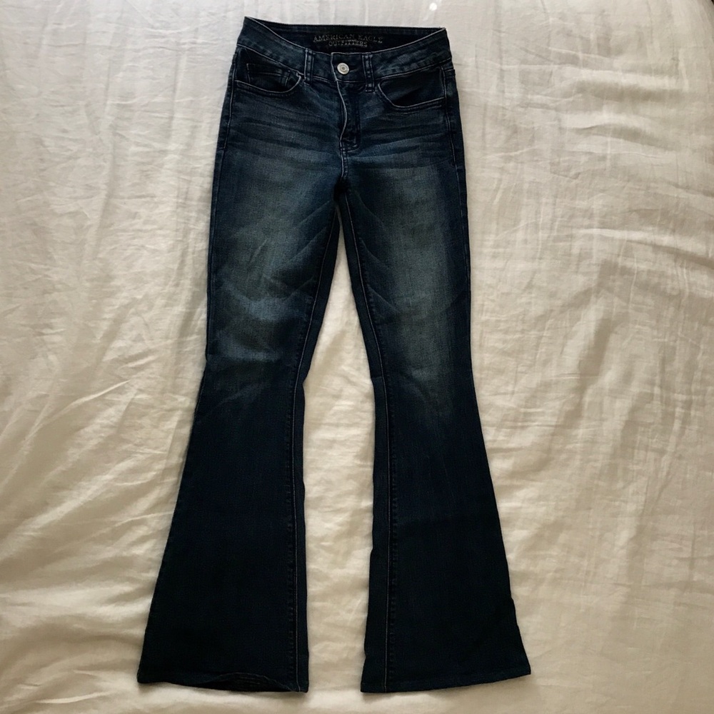 American Eagle Flared Jeans | Size: 0